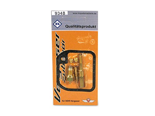 Reparatursatz für Vergaser (6-teilig) 16N1-1 Düsenstock, Vergaserdichtung, 2xDüse, Schwimmerventil, Leerlaufdüse lang