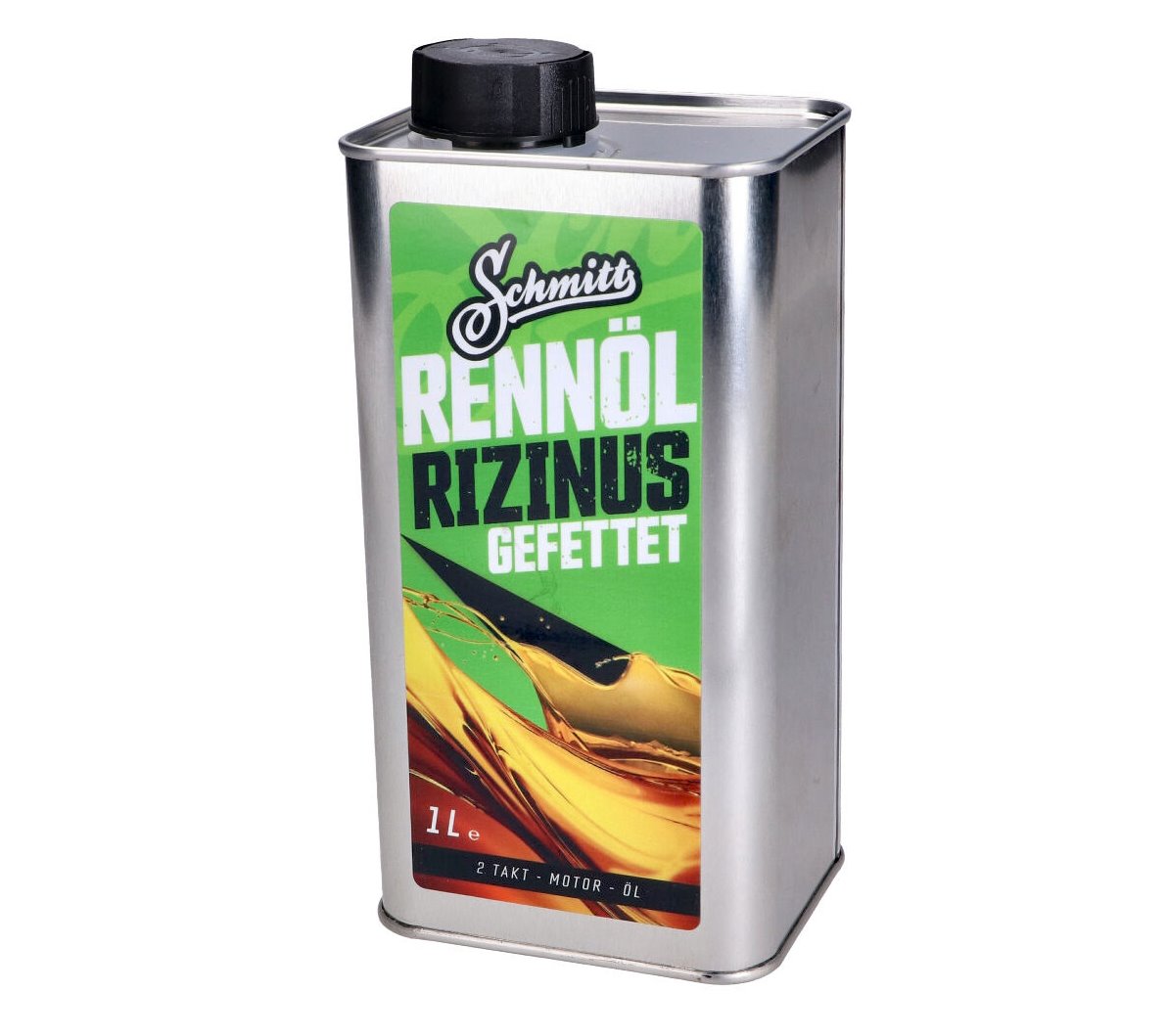 Öl - Motorenöl 2-Takt - Mischöl Rennöl Rizinus - 1 Liter Blechdose (Schmitt)
