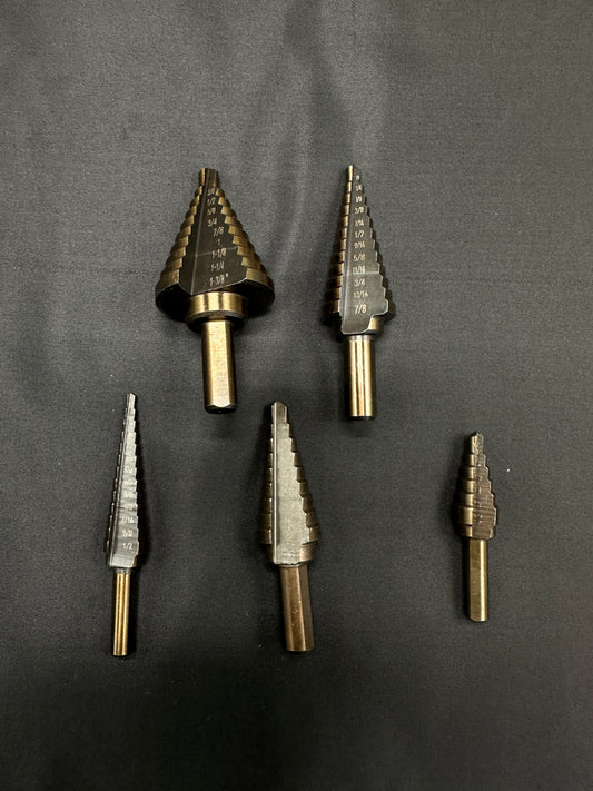 Stufenbohrer Set, 5 teilig