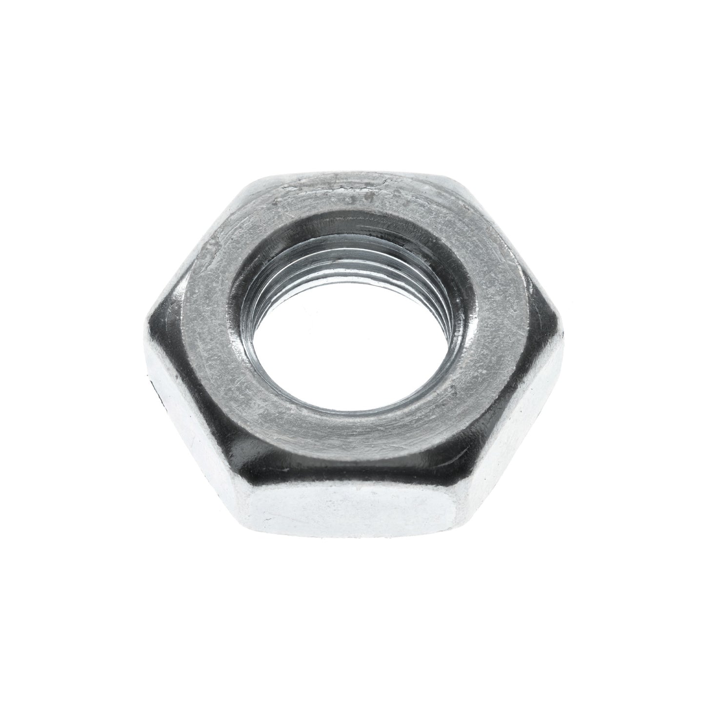 Mutter (Polrad / Schwungrad) M10x1,0 DIN 936 Edelstahl (flache Sechskantmutter) (5,75 mm hoch)