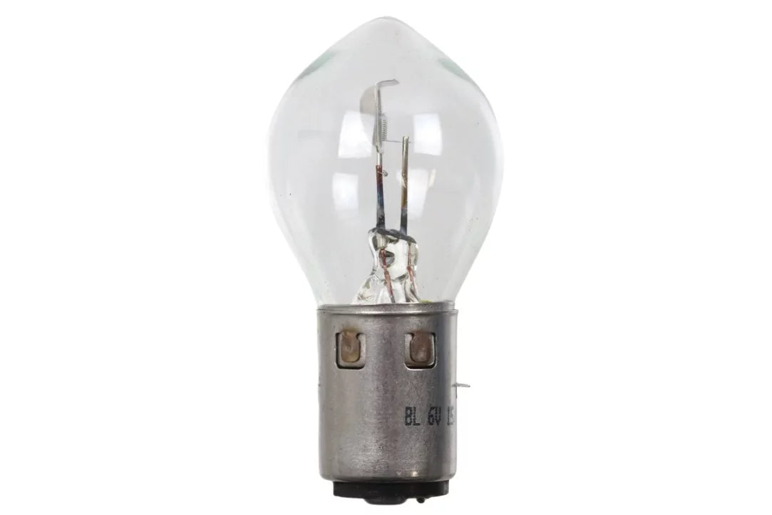 Glühlampe - Scheinwerferlampe 6V 15/15W BA20d (S1/2) Bilux-Lampe (35x70mm) Special "große Fassung" (Spahn)