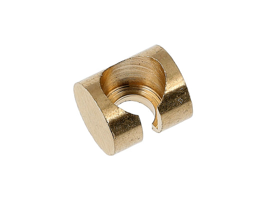 Nippelaufnahme für Bowdenzug "quer geschlitzt" für Kunststoffhandhebel (Messing) passend für SR4-1, SR4-2, SR4-3, SR4-4, KR51, KR51/1, KR51/2, S50, S51, S70, SR50, SR80