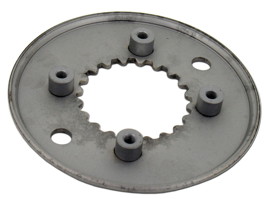 Kupplungsplatte Moped (4 Noppen Ausführung) silber passend für S51, S70, S53, S83, SR50, SR80, KR51/2