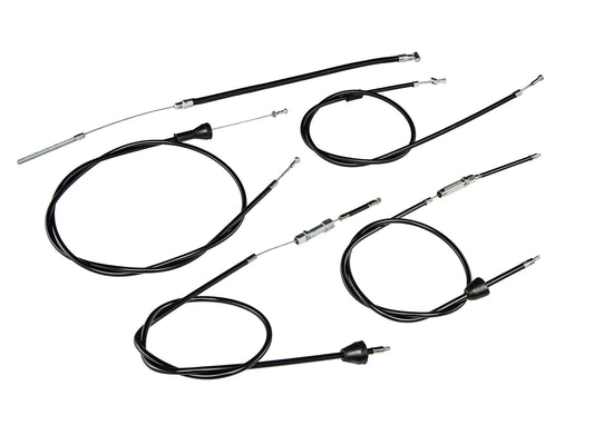 Bowdenzugsatz schwarz (ab Bj. 69 mit Bremszug hinten - Einstellung aussen) passend für SR4-2, SR4-3, SR4-4