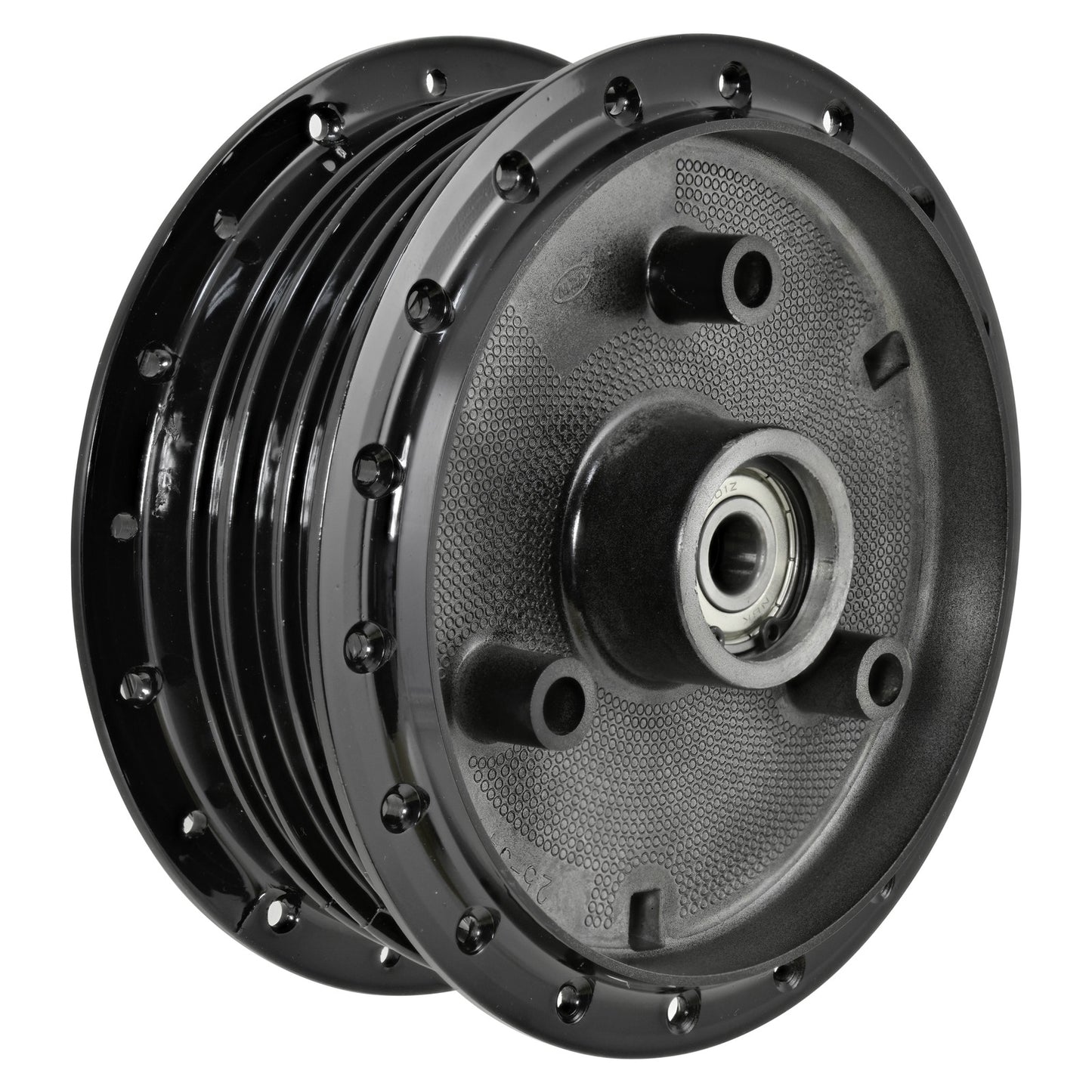 Nabe / Radnabe (Tuning) "mit Lager" Aluminium lackiert (schwarz glänzend) passend für S50, S51, S70, S53, S83, KR51, KR51/1, KR51/2, SR4-1, SR4-2, SR4-3, SR4-4