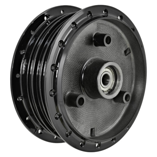 Nabe / Radnabe (Tuning) "mit Lager" Aluminium lackiert (schwarz glänzend) passend für S50, S51, S70, S53, S83, KR51, KR51/1, KR51/2, SR4-1, SR4-2, SR4-3, SR4-4