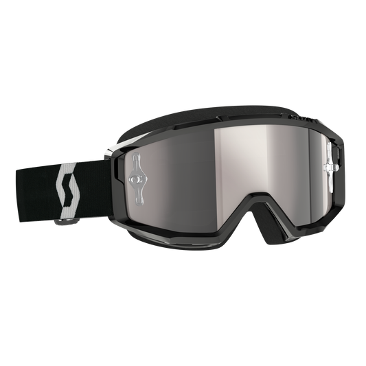 Scott Brille Primal schwarz/weiss Glas silber Chro