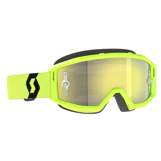 Scott Brille Primal gelb/schwarz Glas gelb Chrom