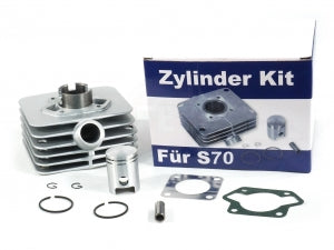 Zylinderkit - Zylinder mit Kolben Ø45mm für Hubraum 70cm³ ohne Zylinderkopf passend für S70, S83, SR80, KR51/2