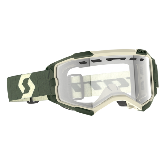 Scott Brille Fury Enduro kaki /  Glas klar