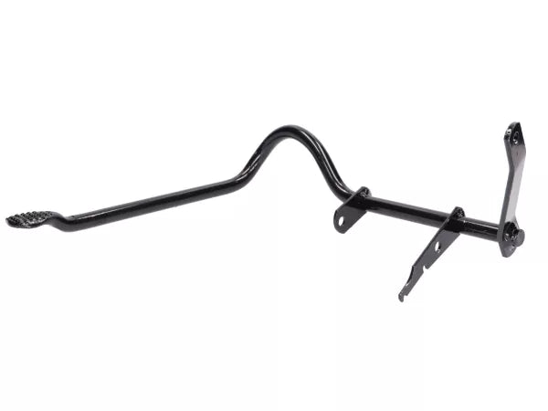 Fußbremshebel mit Aufnahme Bremslichttaster pulverbeschichtet (schwarz glänzend) passend für S50, S51, S70, S53, S83