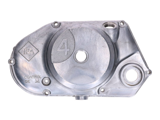 Kupplungsdeckel / Seitendeckel Motor (Schriftzug 4-Gang) passend für S51, S70, SR50, SR80, KR51/2