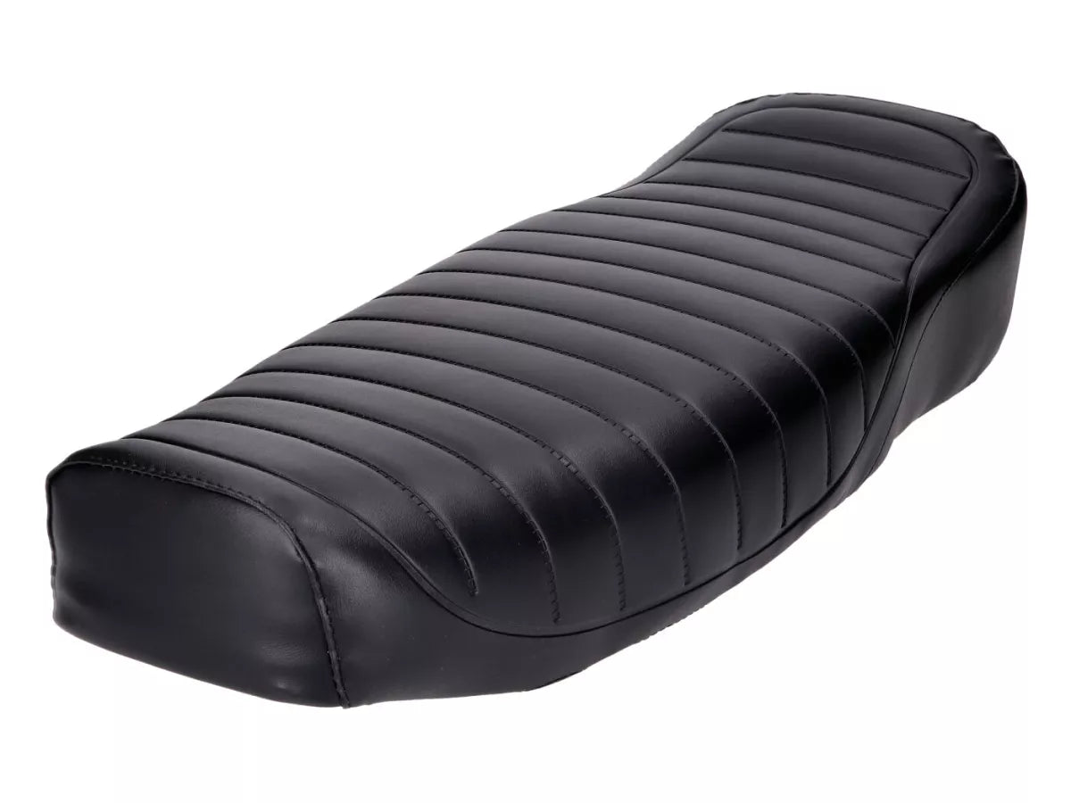 Sitzbank / Doppelsitz Enduro (schwarz, strukturiert mit Schriftzug "IFA S51") passend für S50, S51, S70