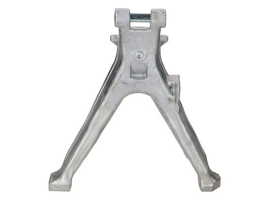 Kippständer / Hauptständer mit Lagerrohr ohne Gummistopfen (Aluminium roh / unbehandelt) passend für S50, S51, S70, S53, S83