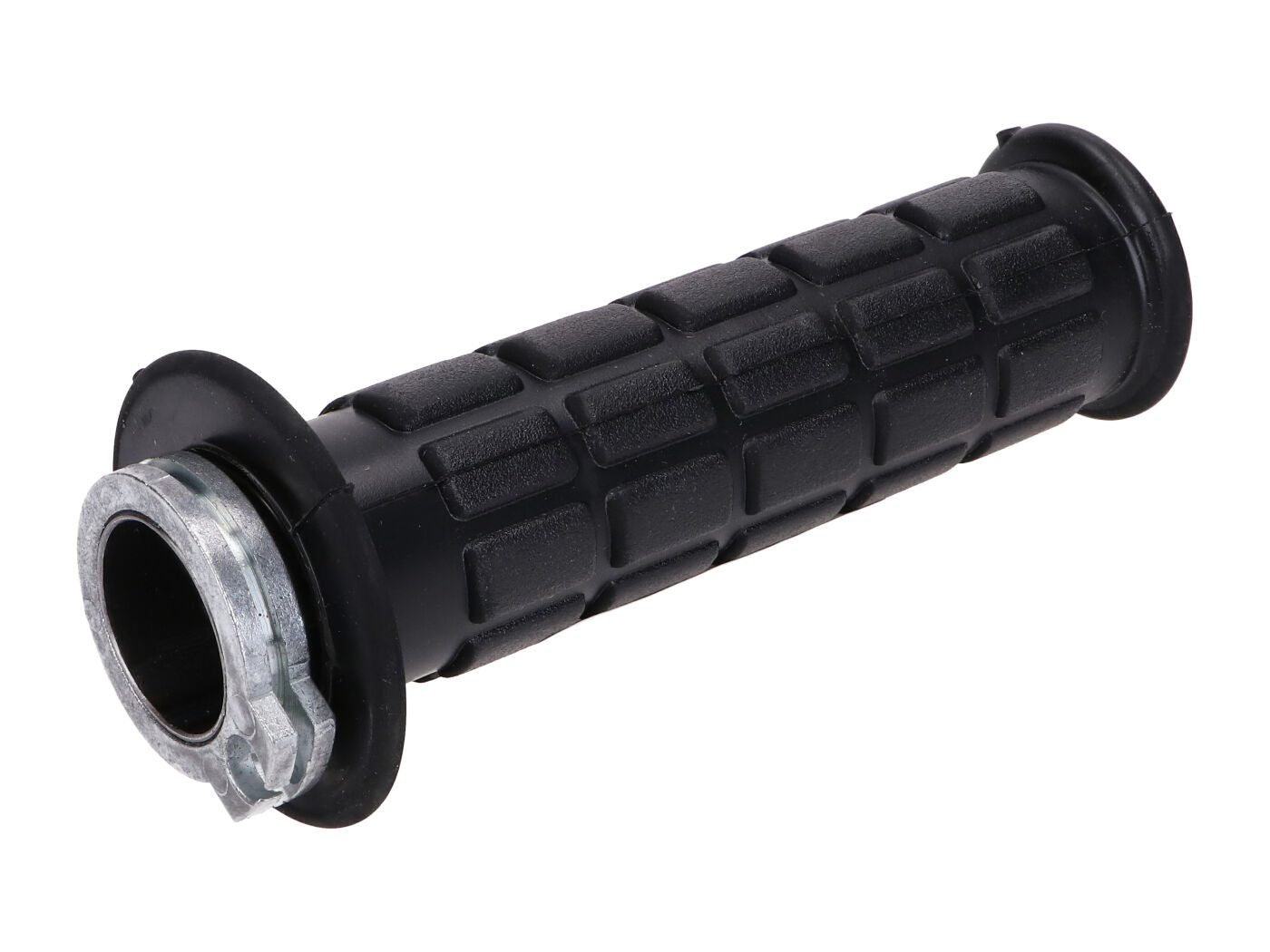 Griffrohr mit Gummi / Gasdrehgriff geschlossen "Waffelmuster" (schwarz matt) passend für S50, S51, S70, SR50, SR80