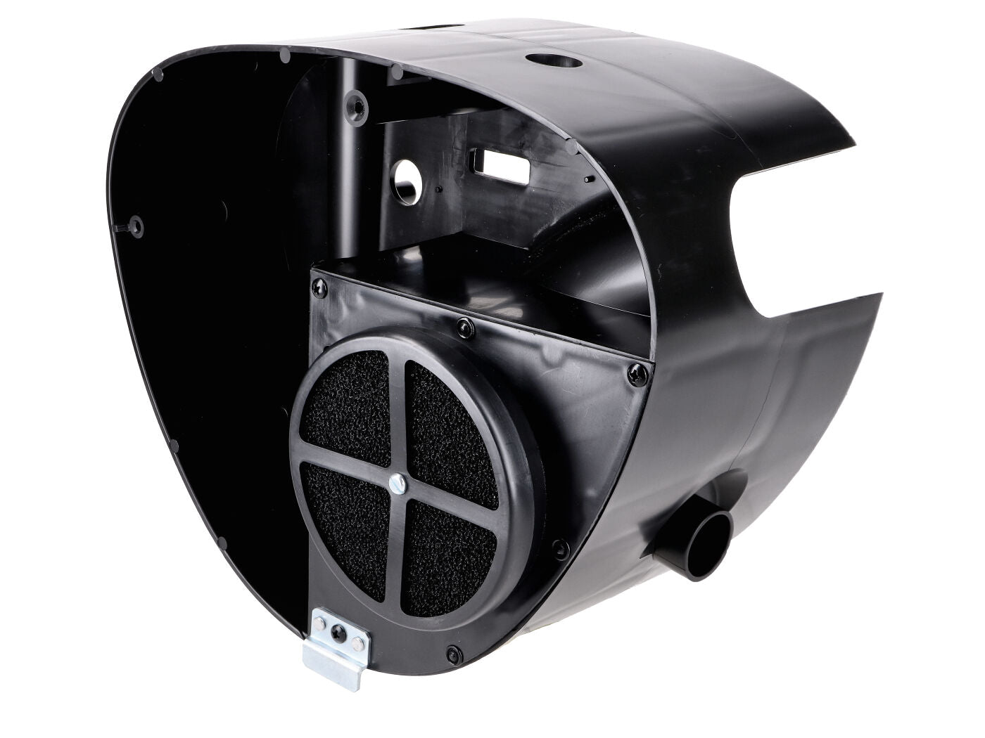 Gehäusemittelteil (Tuning) mit Abdeckplatte & FILO-Luftfilter "Herzkasten" (Kunststoff schwarz) passend für S50, S51, S70, S53, S83
