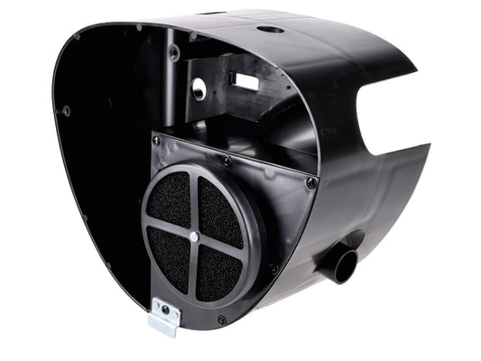 Gehäusemittelteil (Tuning) mit Abdeckplatte & FILO-Luftfilter "Herzkasten" (Kunststoff schwarz) passend für S50, S51, S70, S53, S83