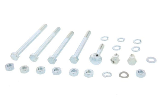 Normteilesatz für Fußrastenträger, Fußbremshebel, Motorlager, Kippständer (22-teilig) passend für S50, S51, S70, S53, S83
