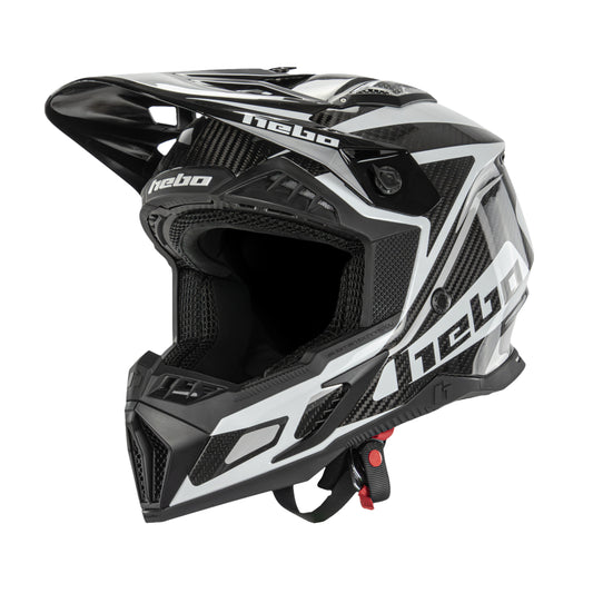 Hebo MX/Enduro Helm Carbon Race weiss M