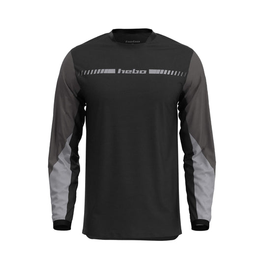 Hebo Tech Hemd schwarz-grau 3XL