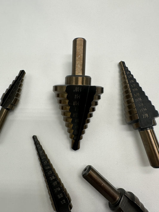Stufenbohrer Set, 5 teilig
