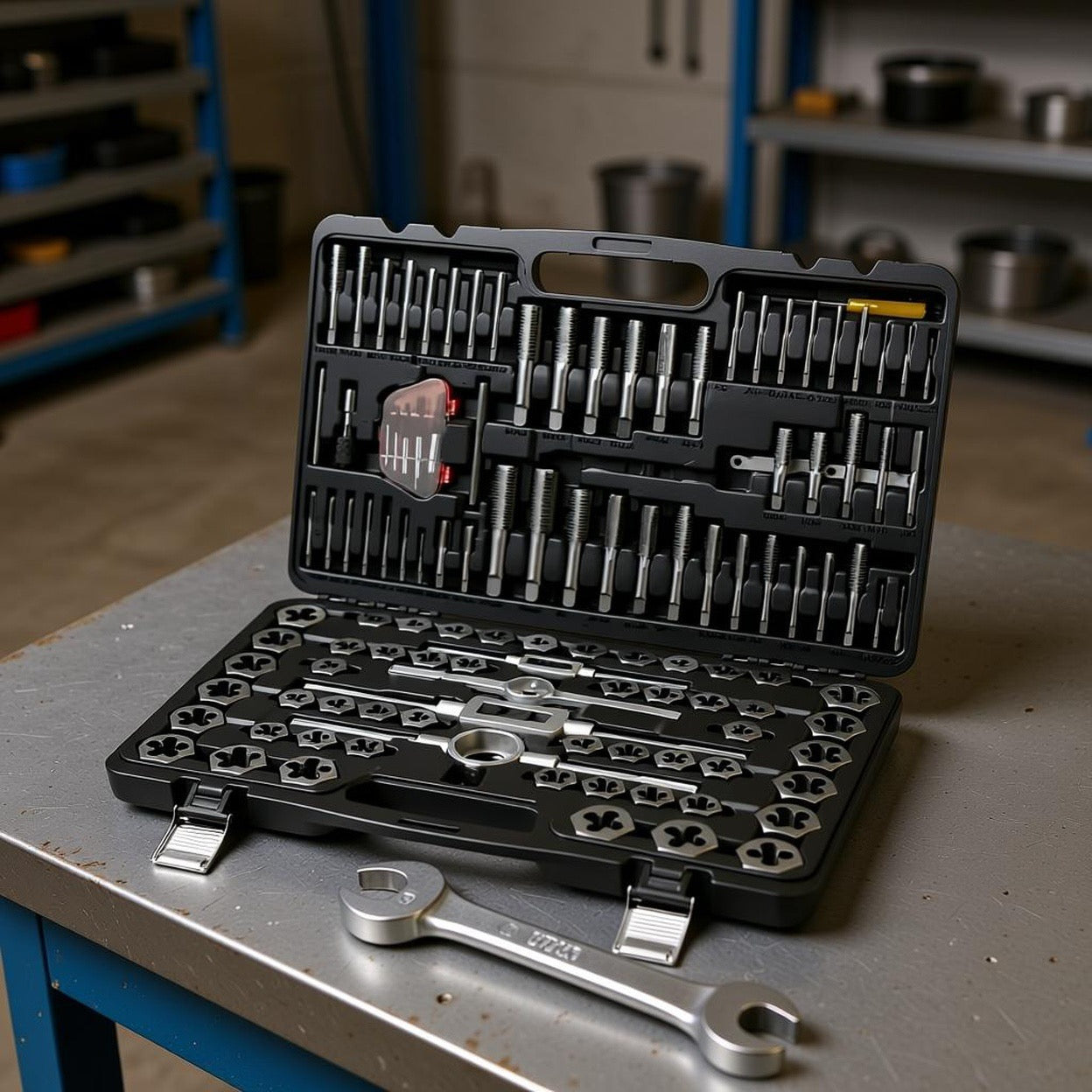 116-teiliges Gewindeschneider- und Gewindebohrer Set