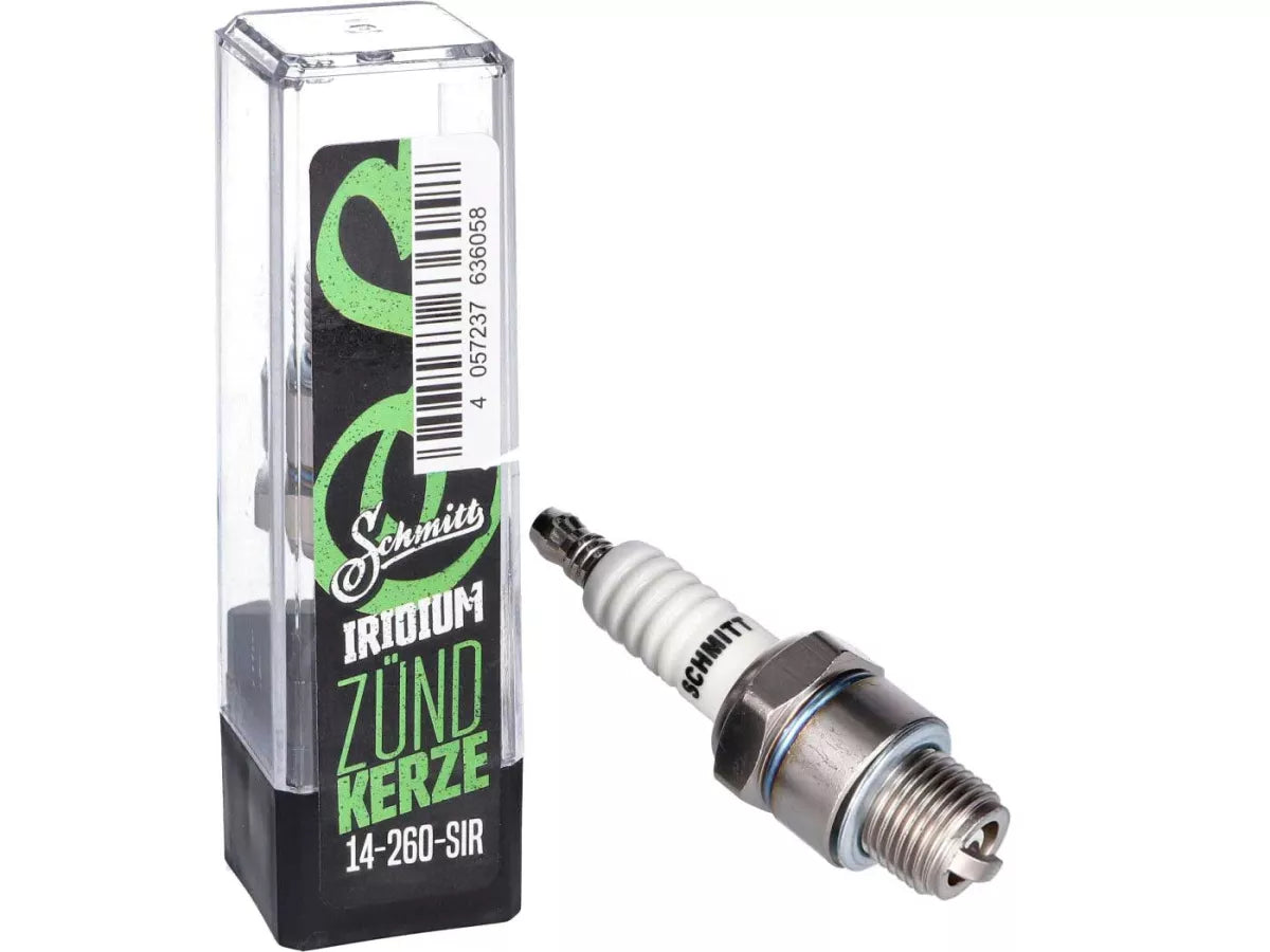 Hochleistungs Tuning Zündkerze M14-260-SIR (BR8HIX) Iridium (kurzes Kerzengewinde) passend für SR1, SR2, SR2E, S50, S51, S70, S53, S83, SR50, SR80, KR51, KR51/1, KR51/2, SR4-2, SR4-3, SR4-4 (Schmitt)