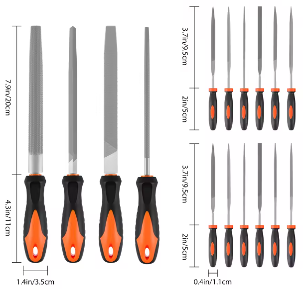 Metallfeilen Set 17teilig