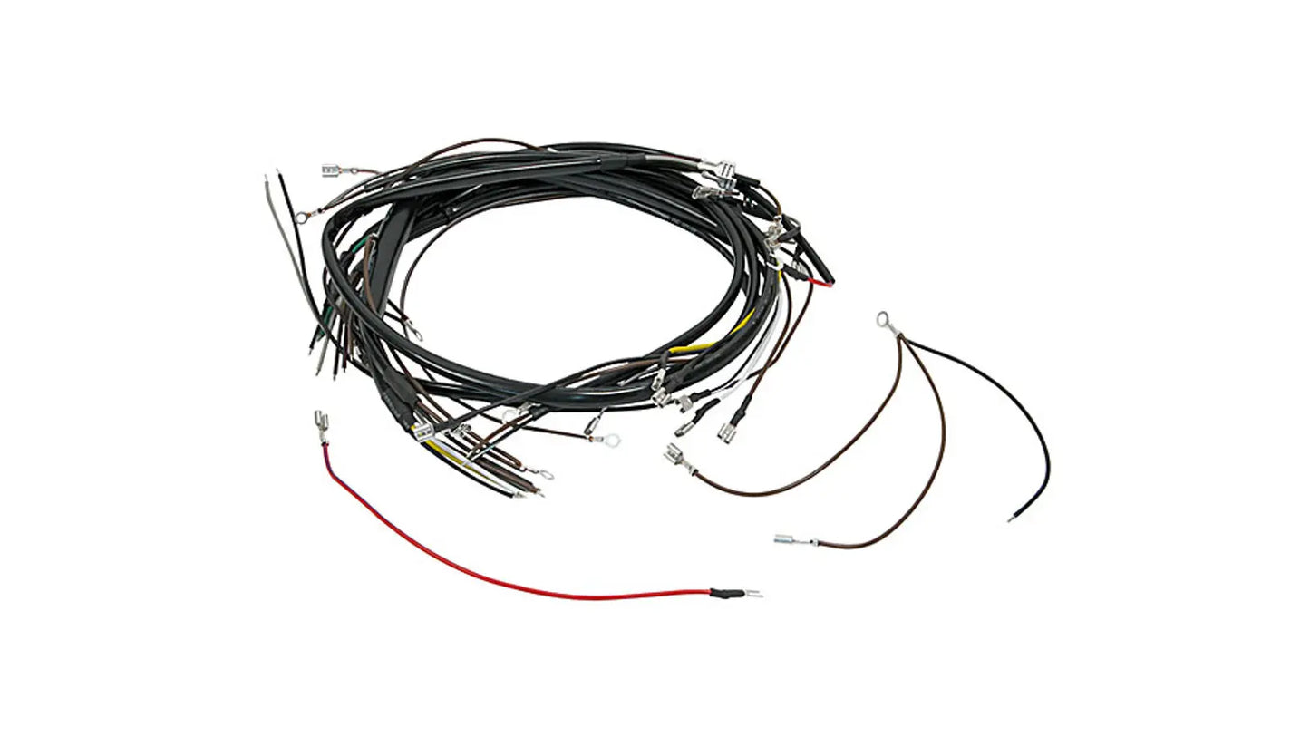 Kabelbaum "KR51/1, KR51/2" (mit Schaltplan) Hülle schwarz passend für KR51/1, KR51/2, SR4-2, SR4-3, SR4-4 (AKA ELECTRIC)