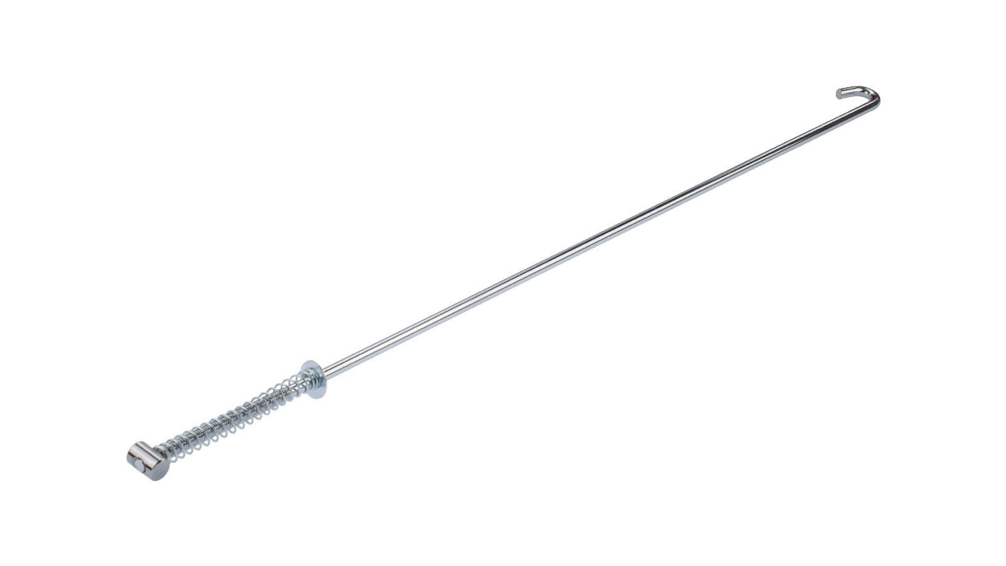 Bremsstange / Bremszugstange / Bremsarm (komplett) Ø5mm, Gesamtlänge 490mm mit Feder & Stellschraube M6 (verzinkt) passend für S51, S70, S53, S83