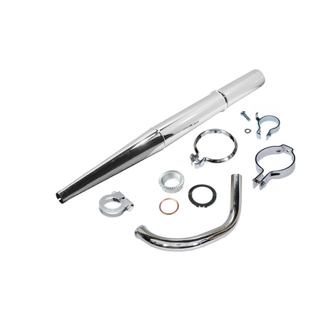 AOA Auspuffanlage normal, untenliegend, Auspufftopf Ø32mm (Tuning), Krümmer / Auspuffrohr Ø32mm (Tuning) im Set (6-teilig)