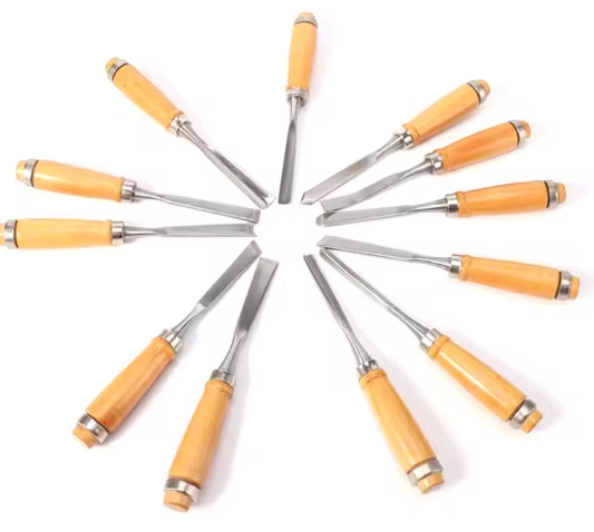 Stemmeisen - Tischler Stecheisen Set 12-teilig
