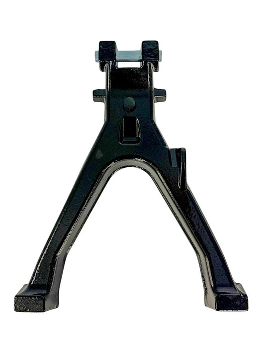 Kippständer / Hauptständer mit Lagerrohr & Gummistopfen (Aluminium pulverbeschichtet schwarz) passend für S50, S51, S70, S53, S83