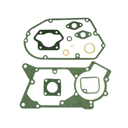 Dichtungssatz für Motorgehäuse (11-teilig) "Hubraum 50cm³" Krümmerdichtung, Flanschdichtung, Zylinderfußdichtung, Schwimmergehäusedichtung, Dichtungen Kupplungsdeckel passend für S51, S53, SR50, KR51/2