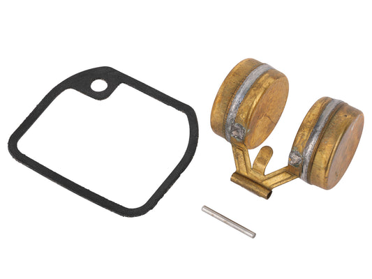 Schwimmer + Haltestift + Vergaserdichtung (alle DDR-Vergaser 16N1, 16N3, 19N1)