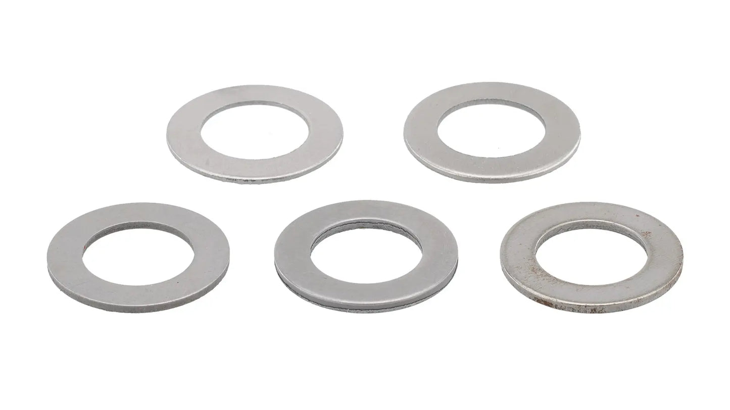 Anlaufscheiben im Satz (5-teilig) "Kupplungskorb" 17x28 mm passend für S51, S70, S53, S83, SR50, SR80, KR51/2 (Motoren ab Baujahr 1980)