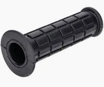 Lenkergummi / Gasdrehgriff mit Bund (rechts) geschlossen "Waffelmuster" (schwarz matt) passend für S50, S51, S70, S53, S83, SR50, SR80