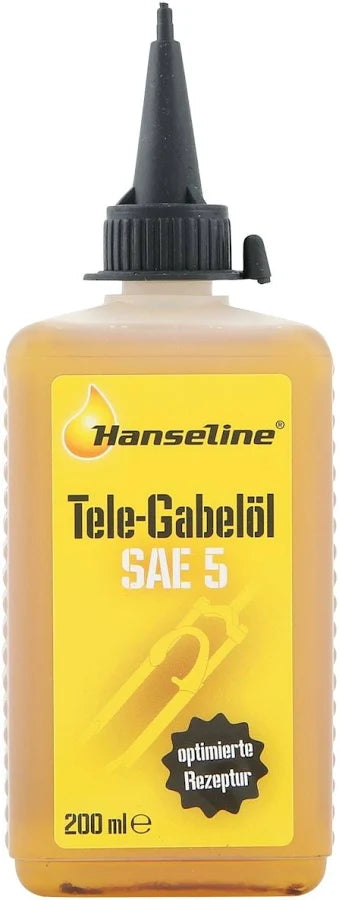 Öl - Gabel- und Stoßdämpferöl - (SAE5) - 200ml Flasche (Hanseline)