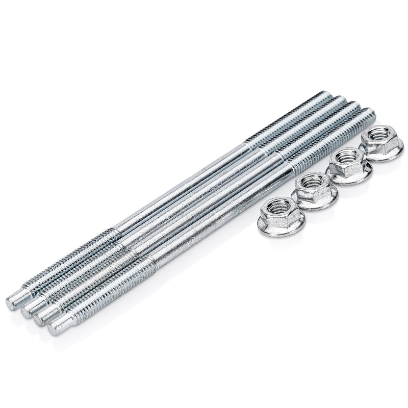 Zuganker / Stiftschrauben im Set (8-teilig) M6x95mm Festigkeitsklasse 8.8 für Zylinder mit Muttern (galvanisch verzinkt) passend für SR1, SR2, SR2E, KR50, SR4-1P