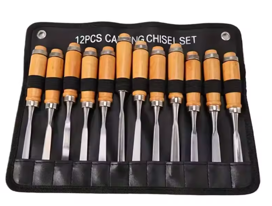 Stemmeisen - Tischler Stecheisen Set 12-teilig